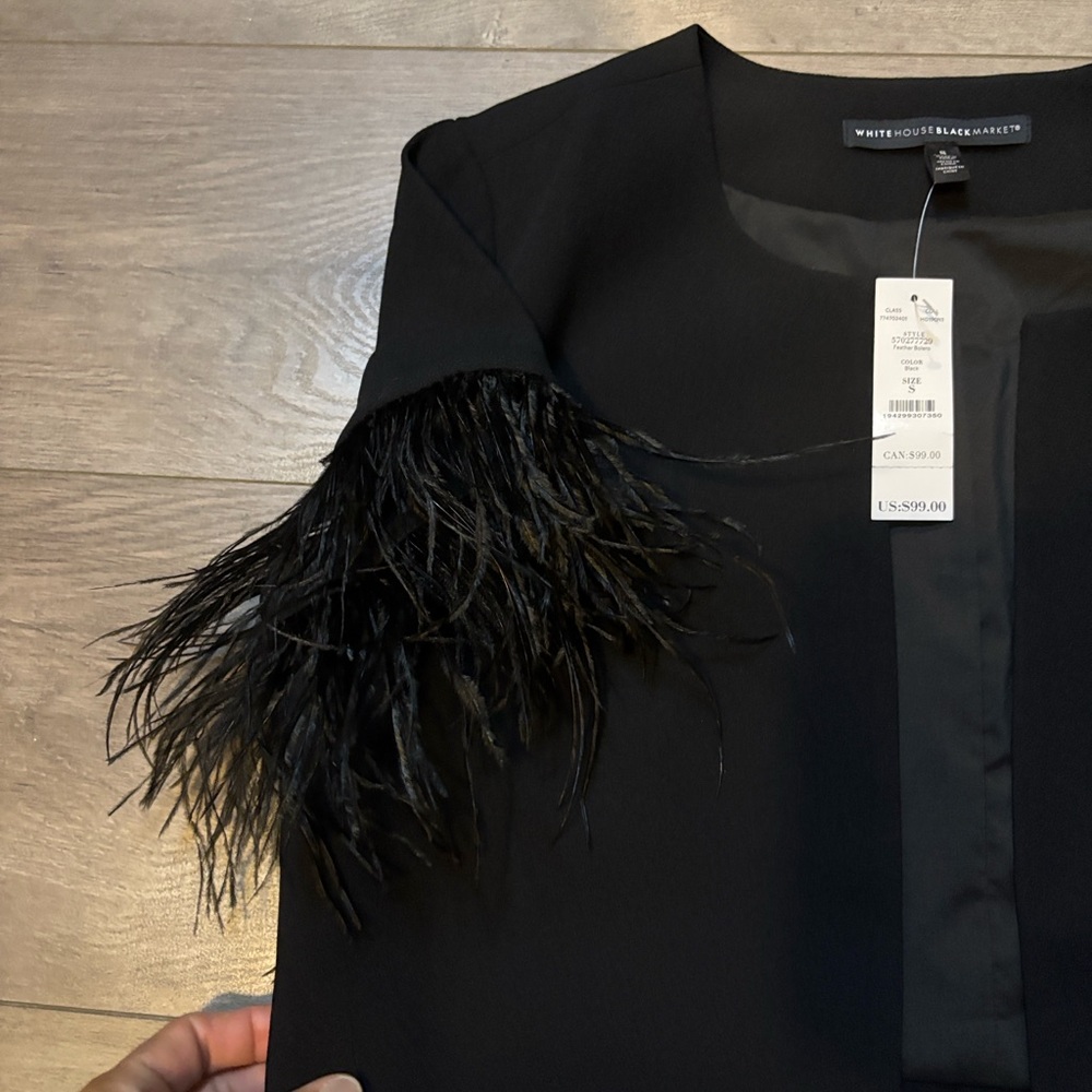 White House Black Market Black Bolero